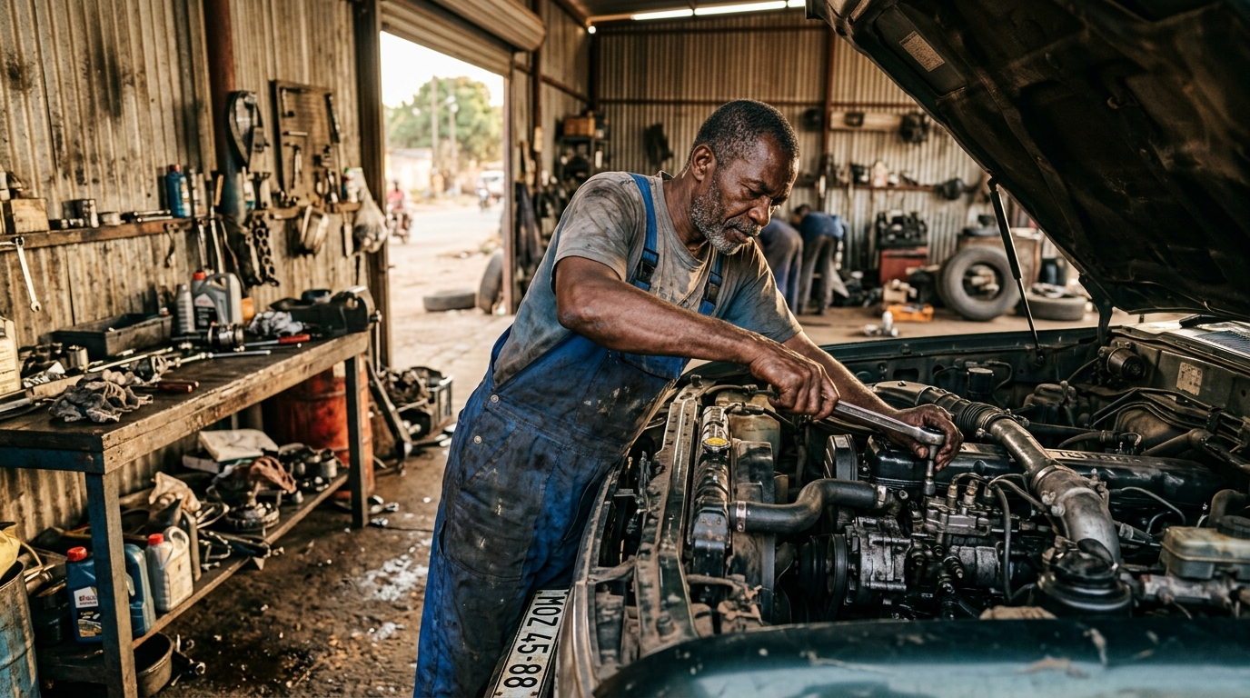 Reparação de Motor Diesel em Moçambique