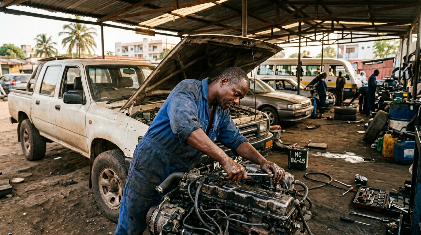 Auto Repair em Moçambique: O Pulso Mecânico de uma Nação em Movimento