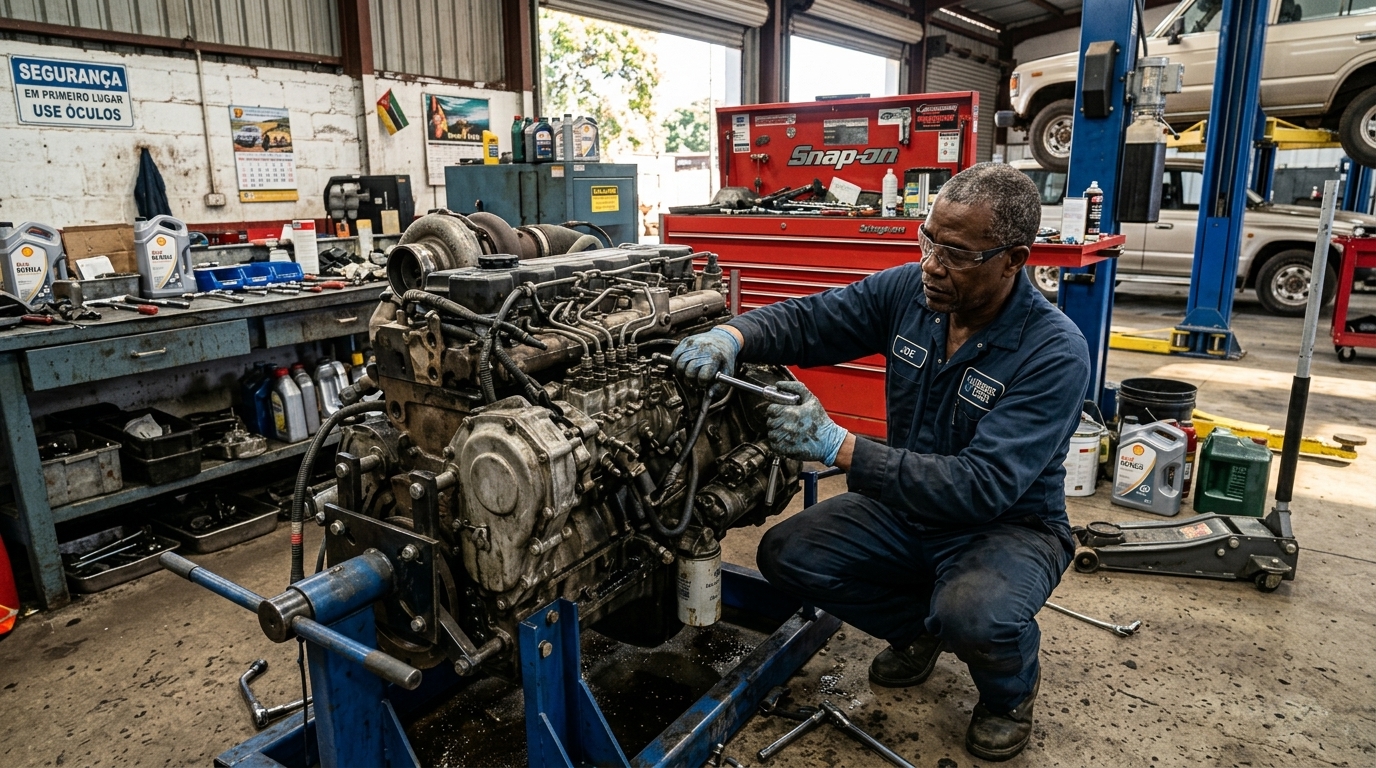 O Motor Diesel em Moçambique: O Coração Mecânico de uma Nação em Movimento
