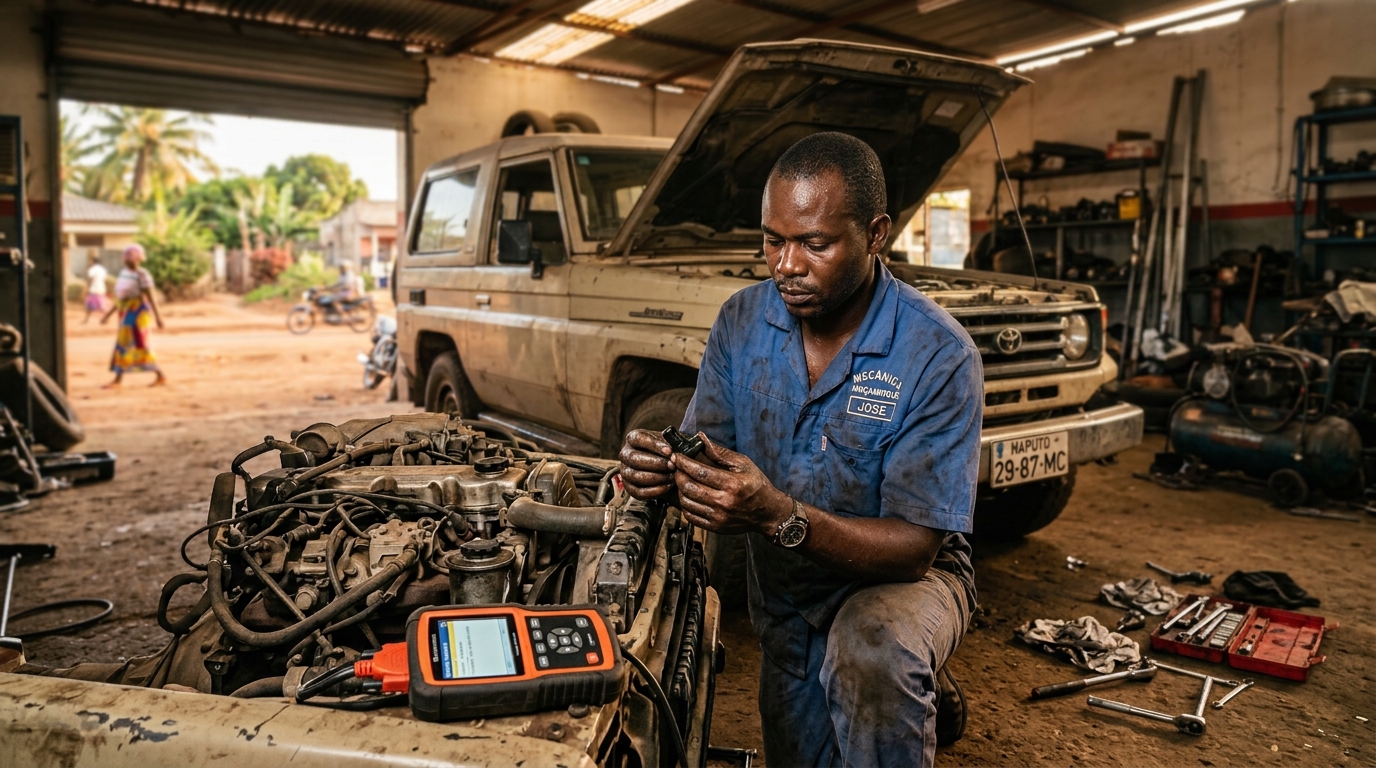 Sensor da Cambota Avariado: O Problema Silencioso que Para Carros em Moçambique