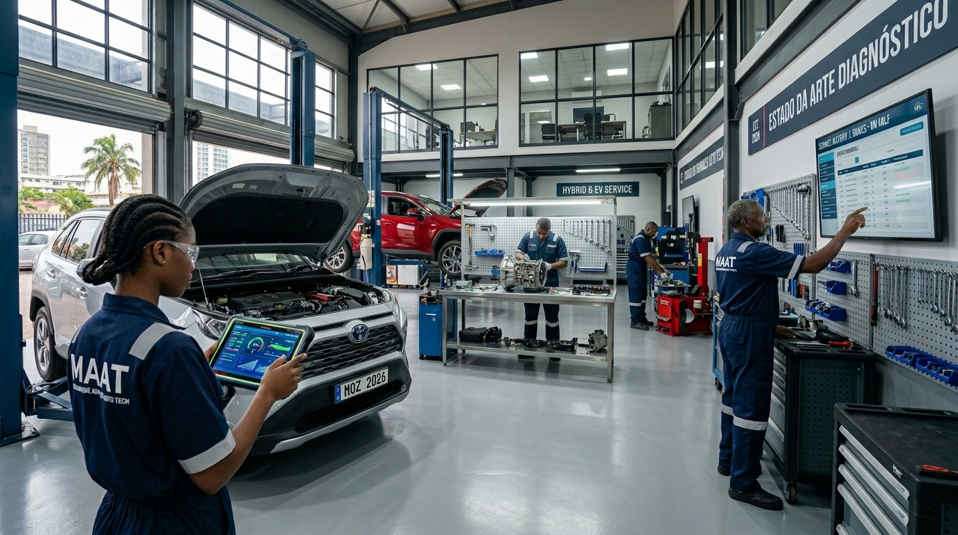 Tendências da Mecânica Automóvel em Moçambique em 2026: Um Sector em Movimento