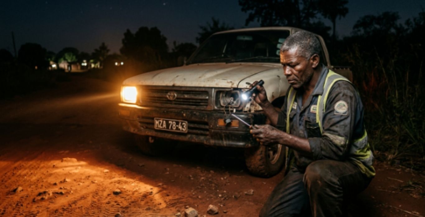 Quando as Luzes Falham: O Perigo Real das Falhas no Sistema de Iluminação nos Carros em Moçambique