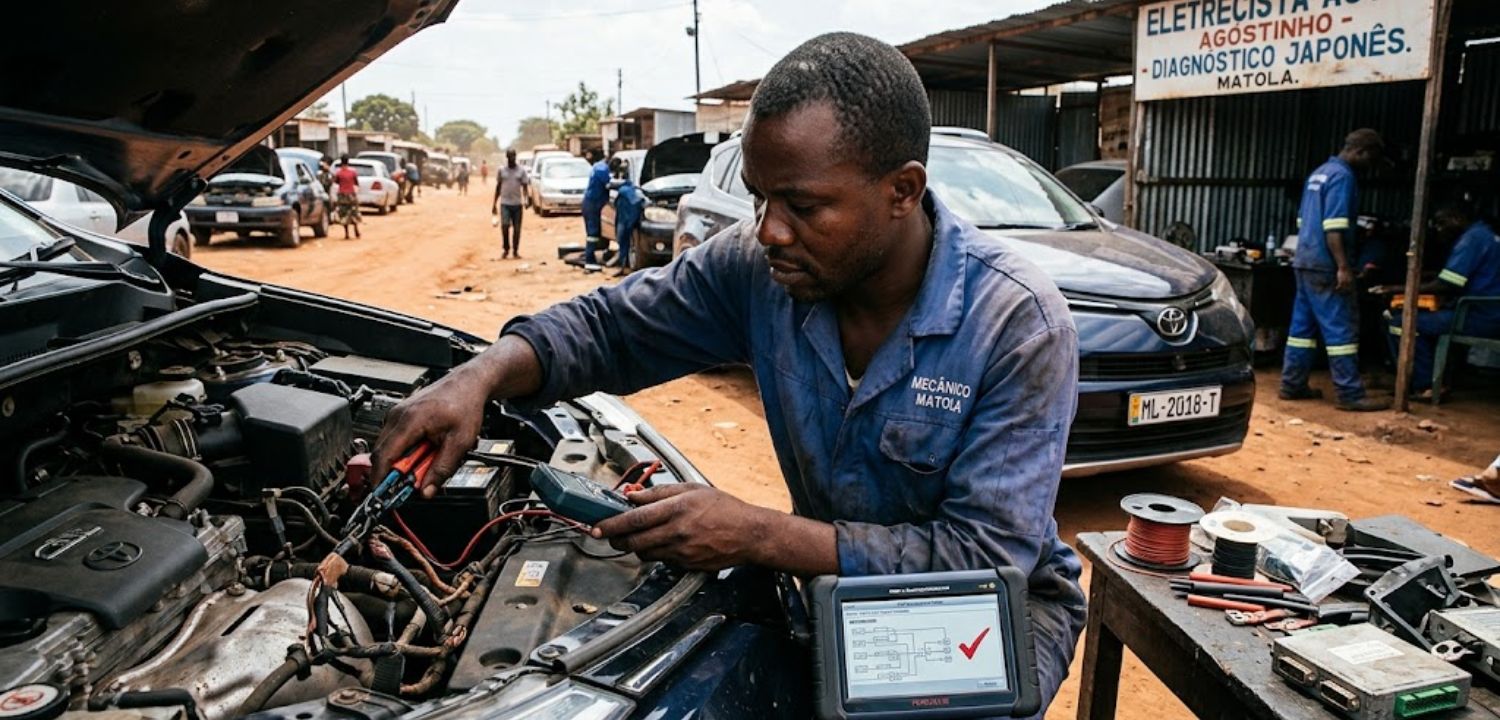 O Papel Vital do Eletricista de Automóveis em Moçambique: Desafios e a Nova Era Tecnológica