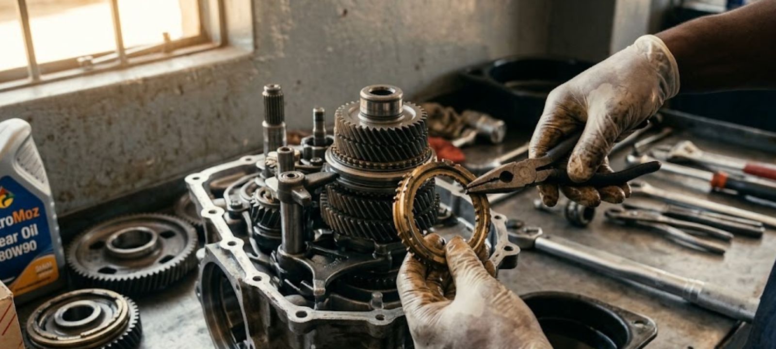 Caixa de Velocidades Manual Arranha ao Meter Mudanças? Causas e Soluções em Moçambique