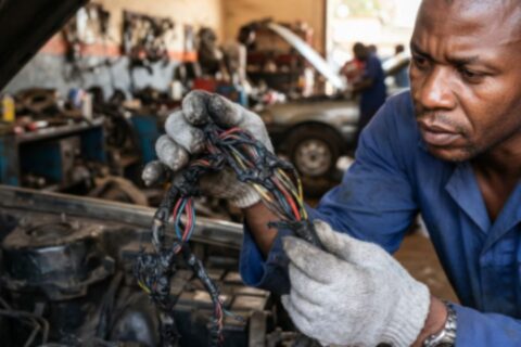 O Perigo dos "Remendos" Eléctricos: Cablagens Derretidas nas Estradas de Moçambique
